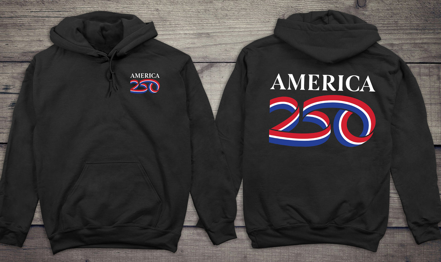 Official USA 250 White Hoodie