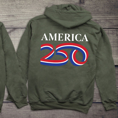 Official USA 250 White Hoodie