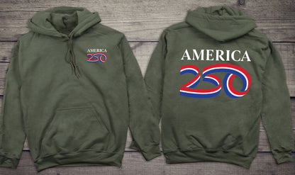 Official USA 250 White Hoodie