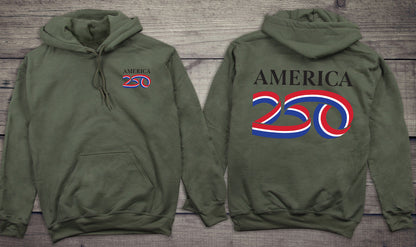 Official USA 250 Black Hoodie
