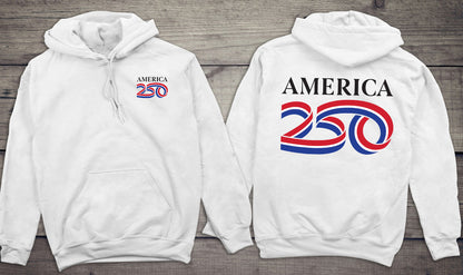 Official USA 250 Black Hoodie
