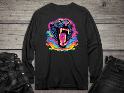 Colorful Panther Long Sleeve Tee