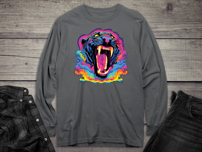 Colorful Panther Long Sleeve Tee