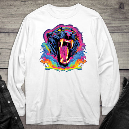 Colorful Panther Long Sleeve Tee