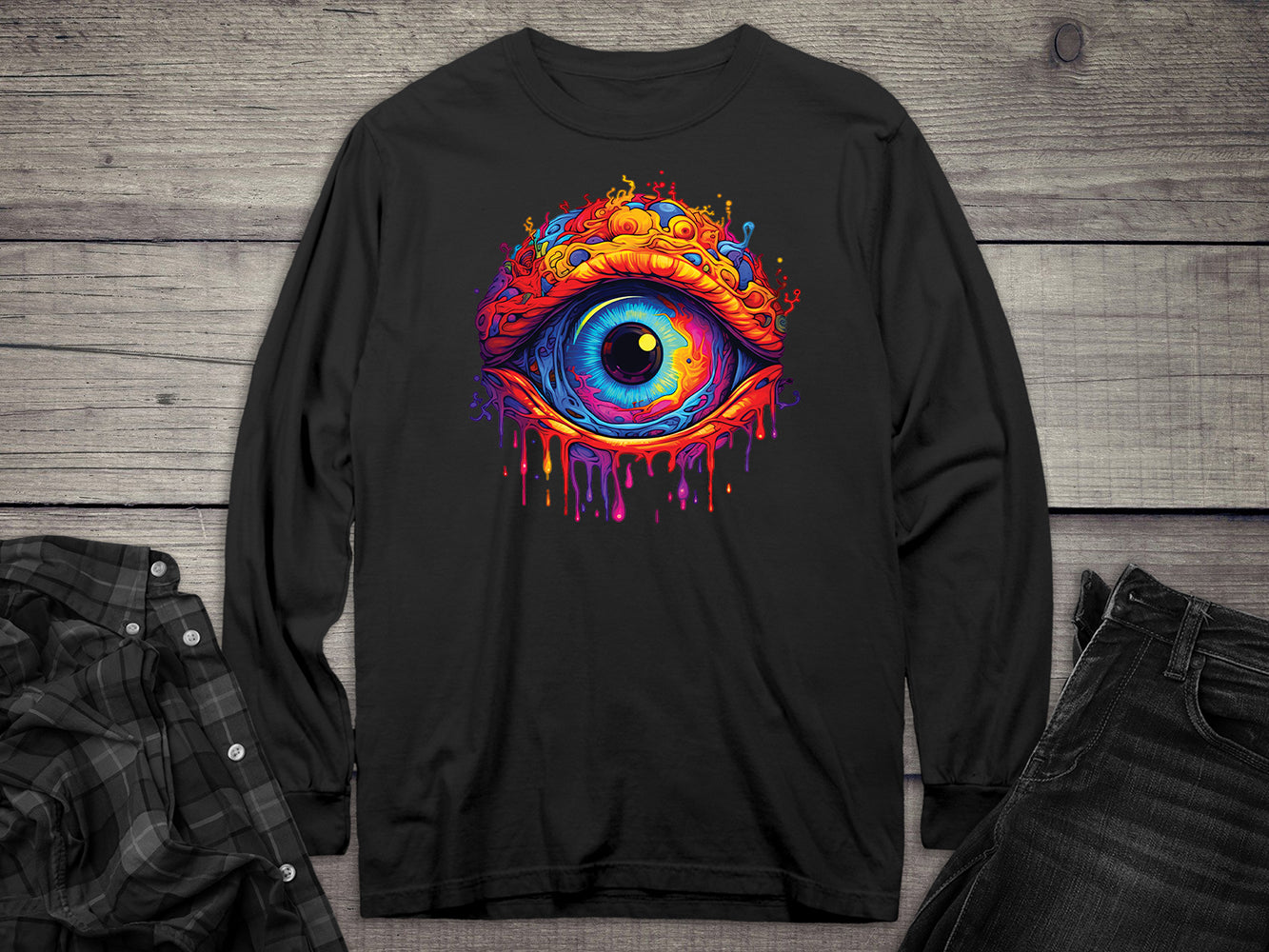 Trippy Eye Long Sleeve Tee