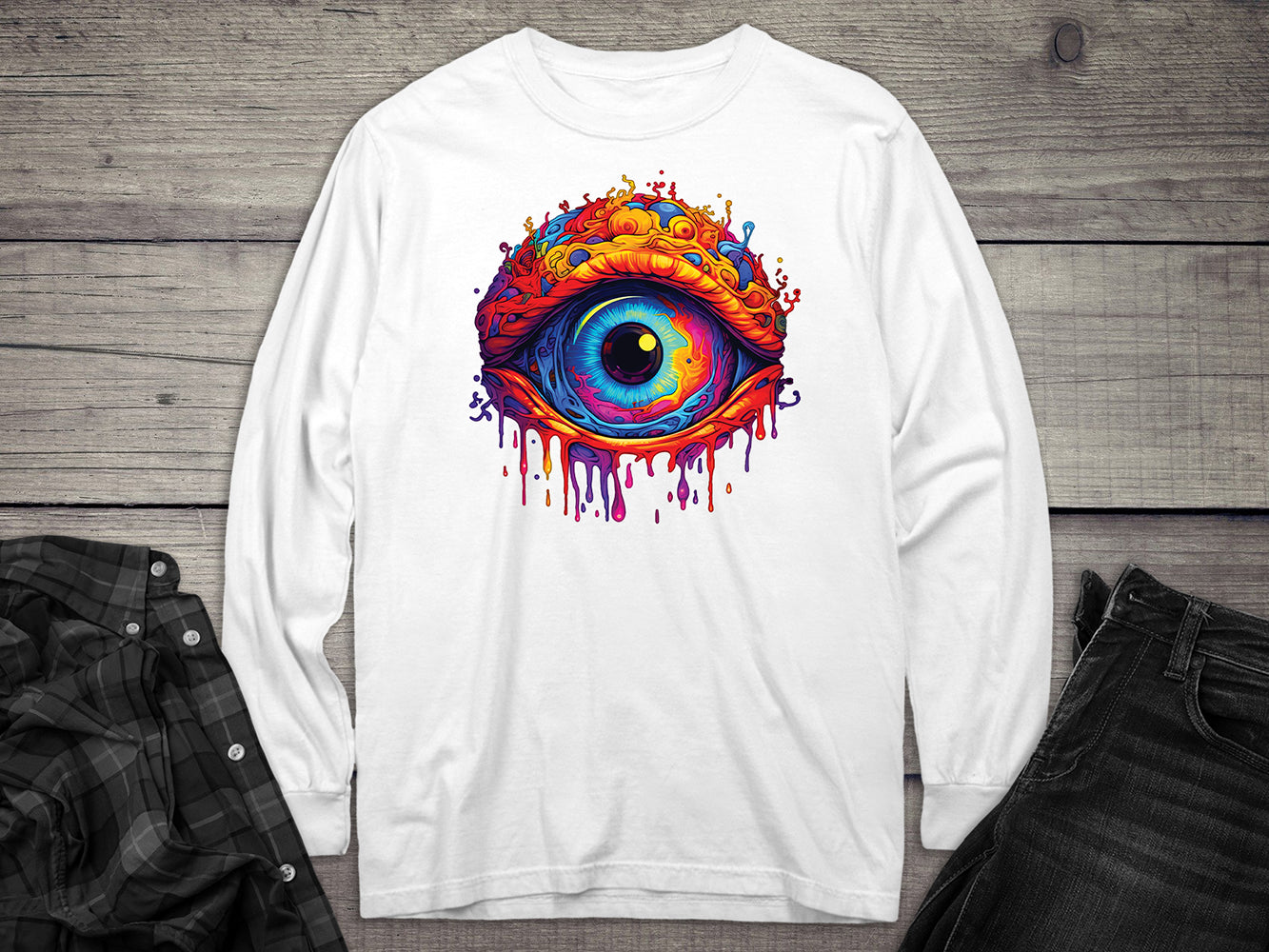 Trippy Eye Long Sleeve Tee
