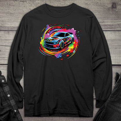 Car Swirl Long Sleeve Tee