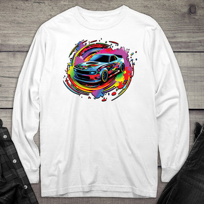 Car Swirl Long Sleeve Tee