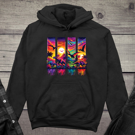 Colorful Dinosaurs Hoodie