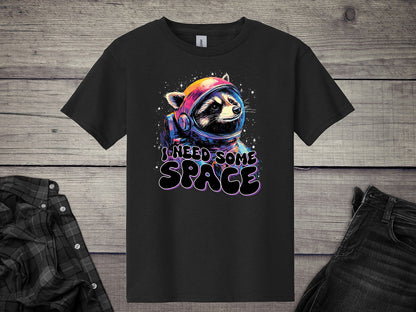 I Need Space Raccoon Youth T-Shirt