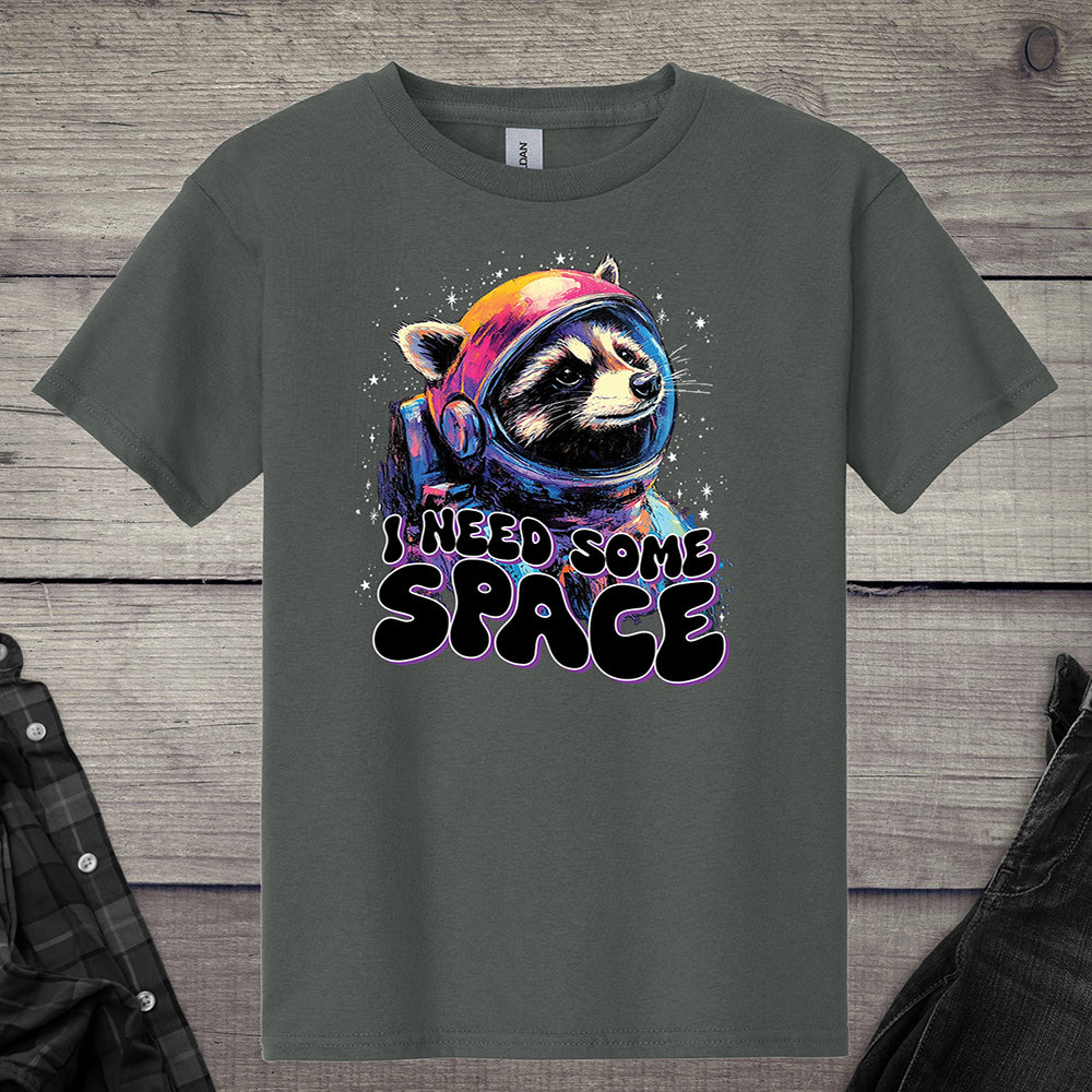 I Need Space Raccoon Youth T-Shirt