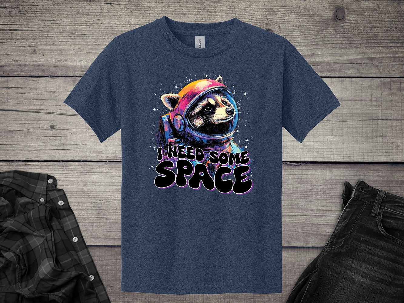 I Need Space Raccoon Youth T-Shirt