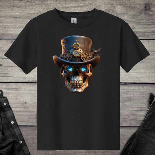 Steampunk Skull Youth T-Shirt