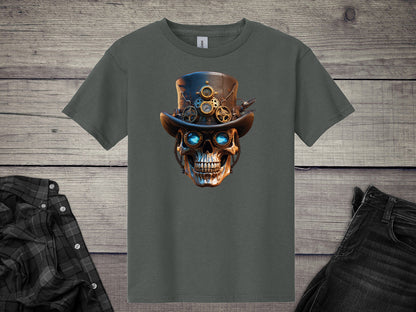 Steampunk Skull Youth T-Shirt