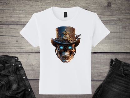Steampunk Skull Youth T-Shirt
