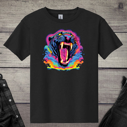 Colorful Panther Youth T-Shirt