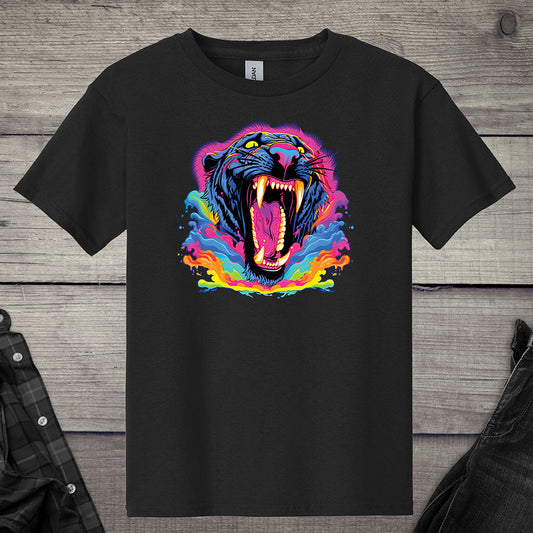 Colorful Panther Youth T-Shirt