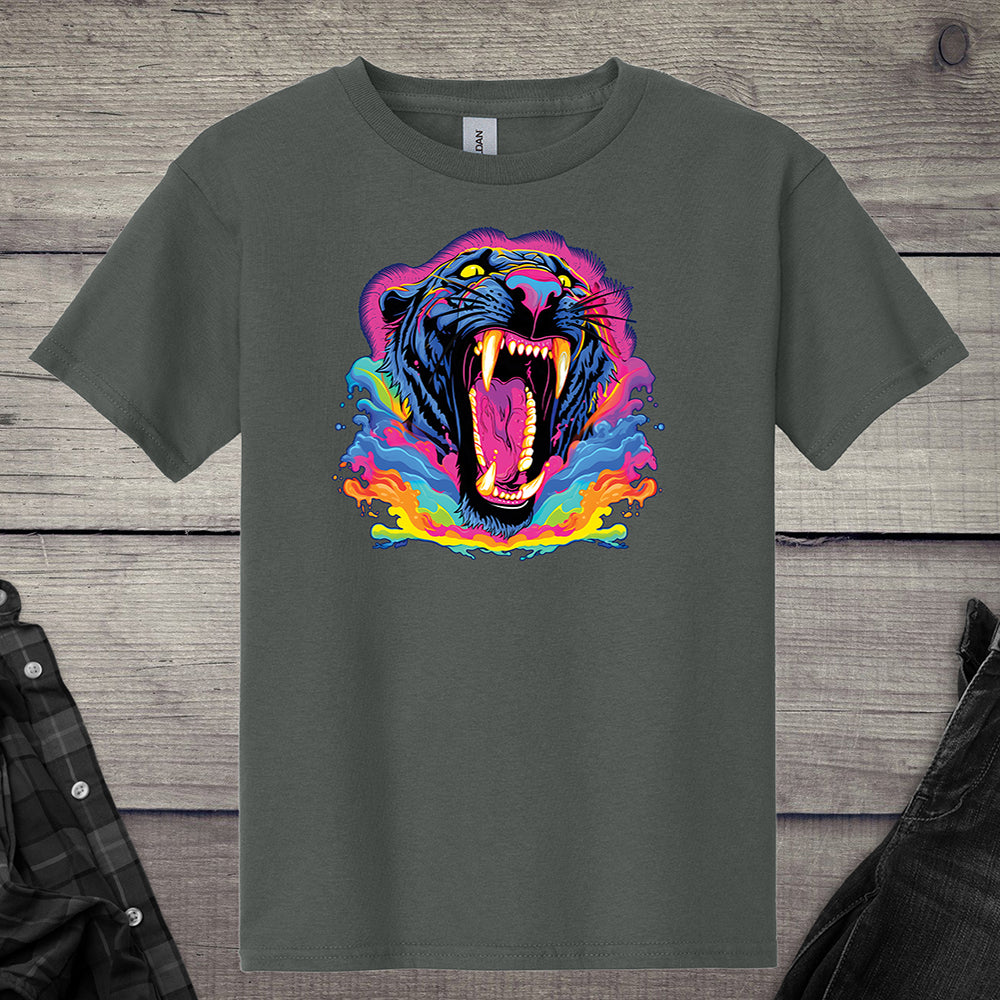 Colorful Panther Youth T-Shirt