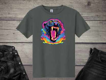 Colorful Panther Youth T-Shirt