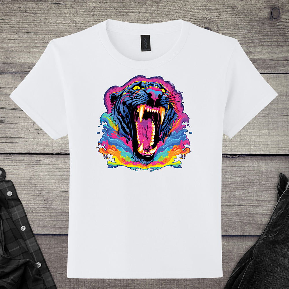Colorful Panther Youth T-Shirt