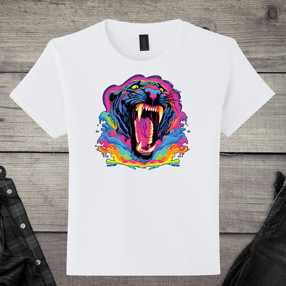 Colorful Panther Youth T-Shirt