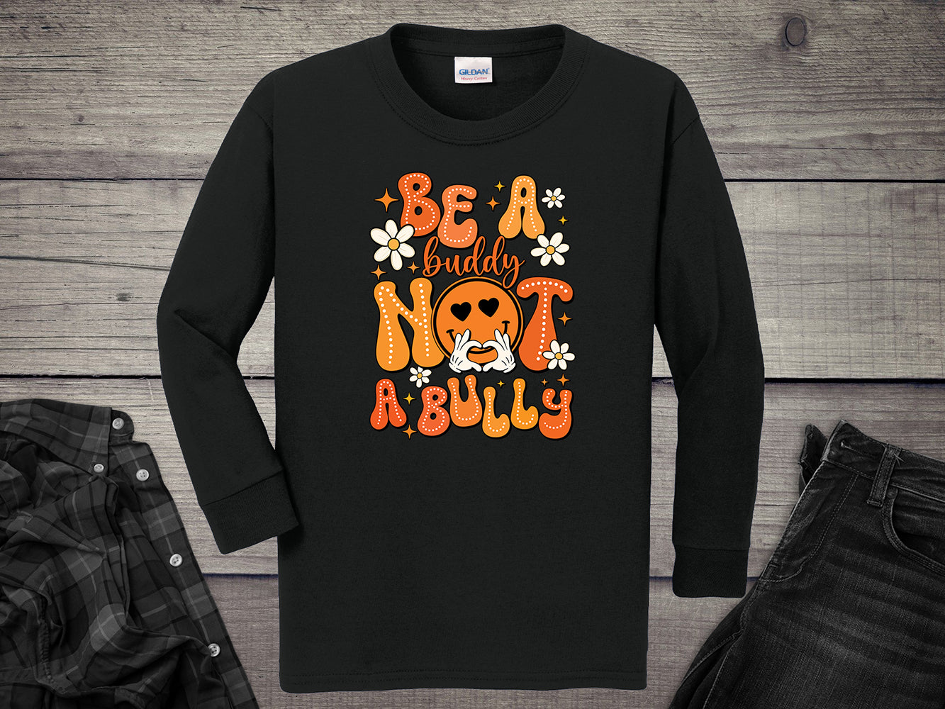 Be A Buddy Youth Long Sleeve Tee