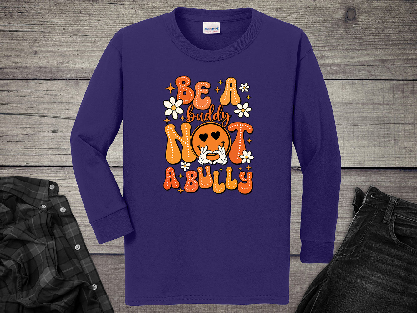 Be A Buddy Youth Long Sleeve Tee