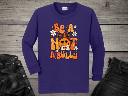 Be A Buddy Youth Long Sleeve Tee
