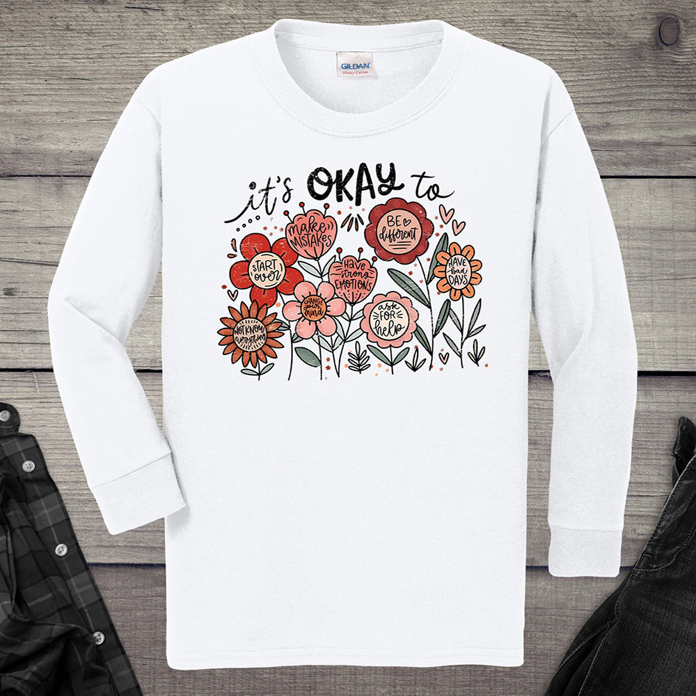 It’s Okay Youth Long Sleeve Tee