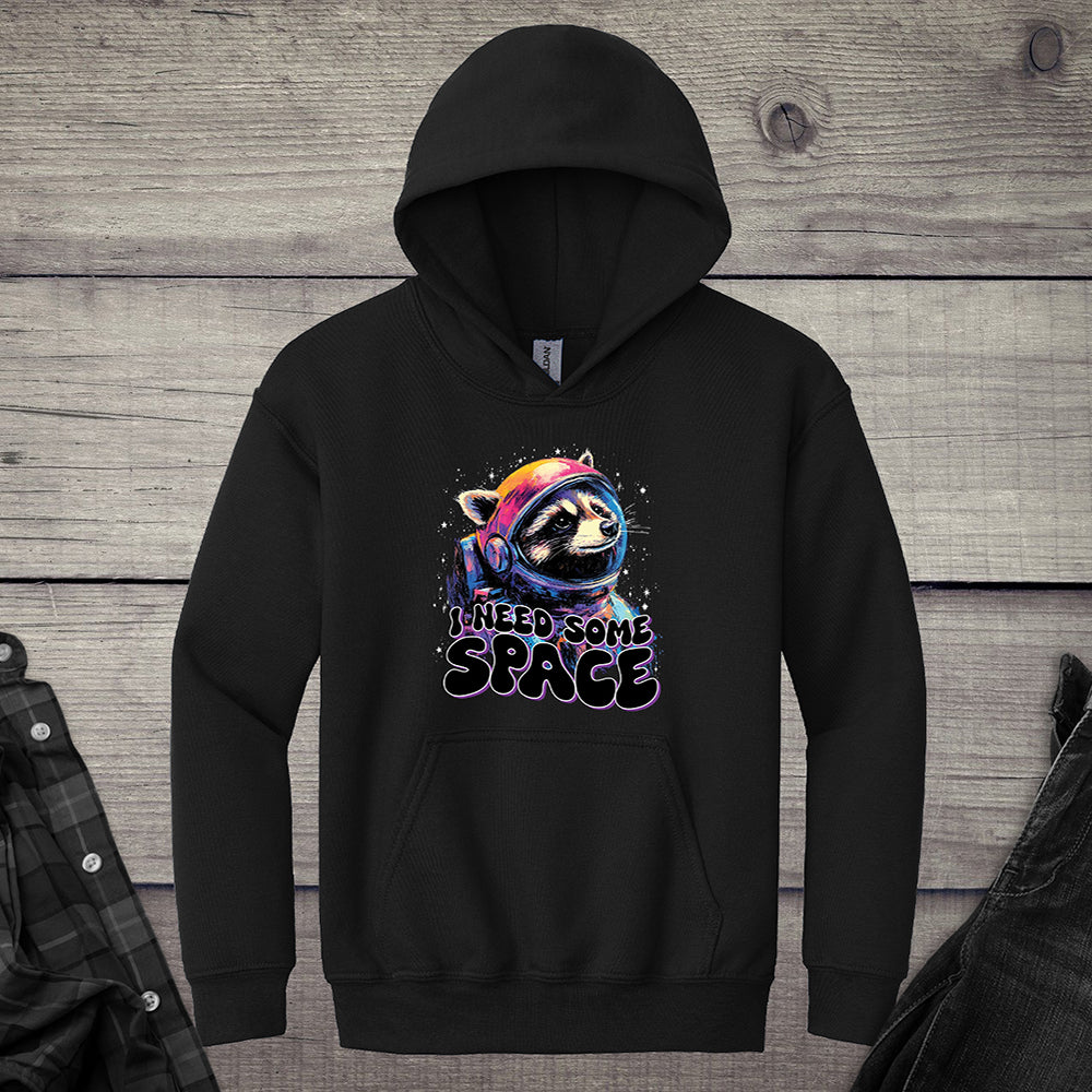 I Need Space Raccoon Youth Hoodie