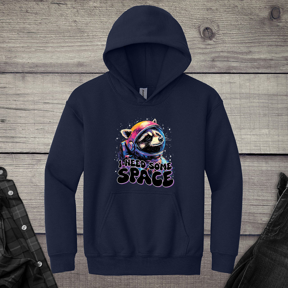 I Need Space Raccoon Youth Hoodie