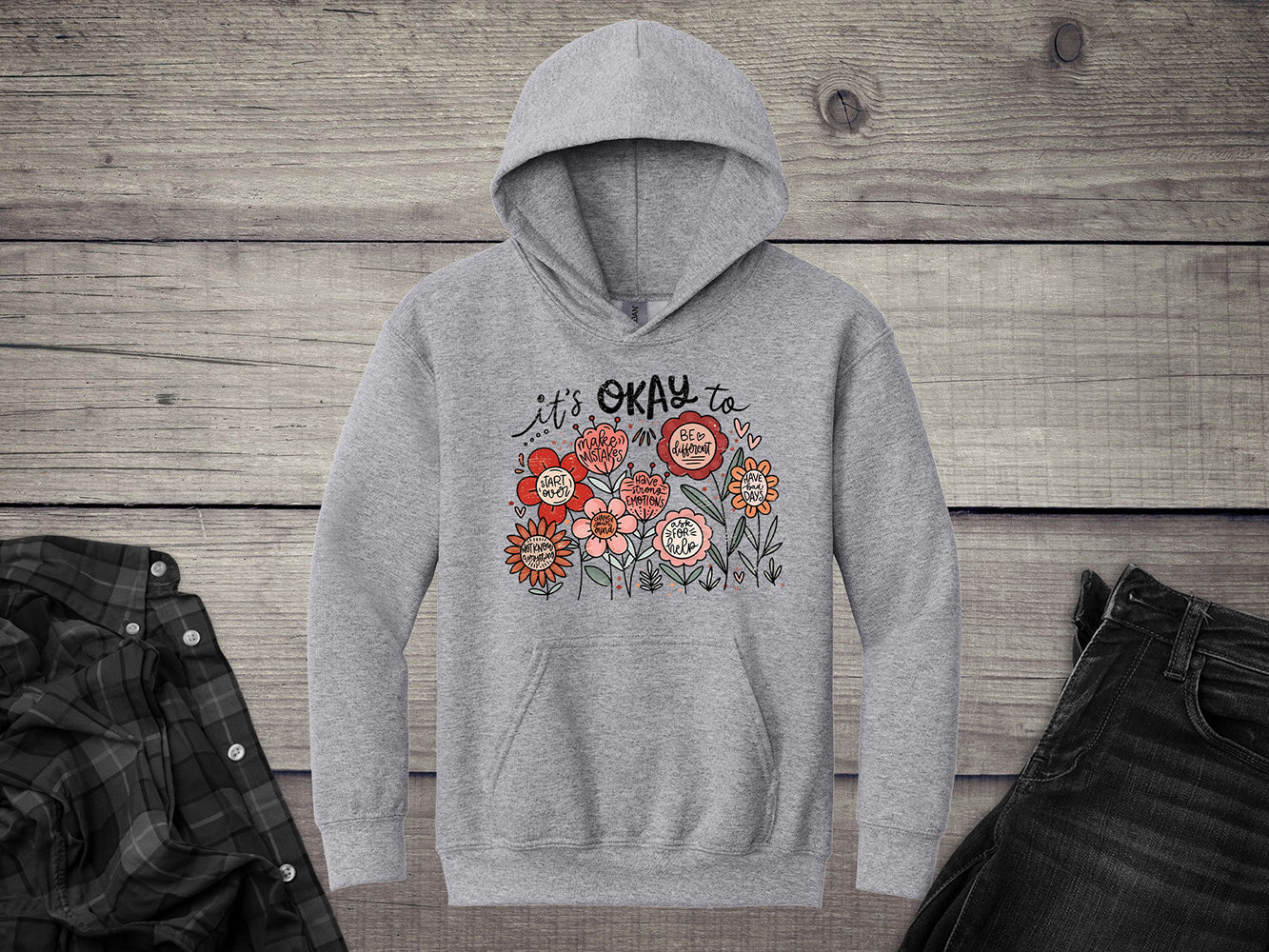 It’s Okay Youth Hoodie
