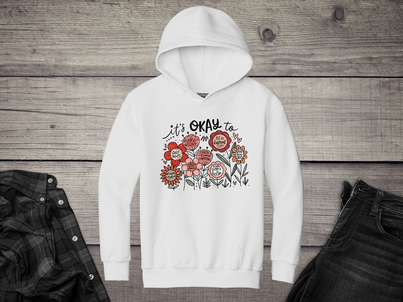 It’s Okay Youth Hoodie