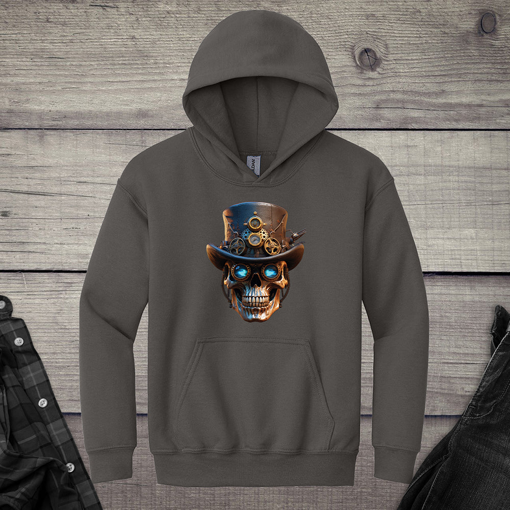 Steampunk Skull Youth Hoodie