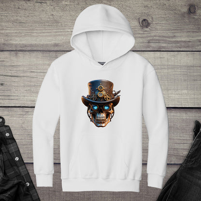 Steampunk Skull Youth Hoodie