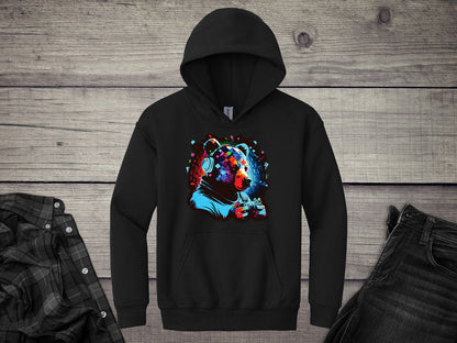 Gamer Bear Youth Hoodie