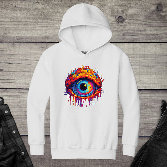 Trippy Eye Youth Hoodie
