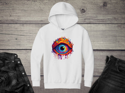Trippy Eye Youth Hoodie