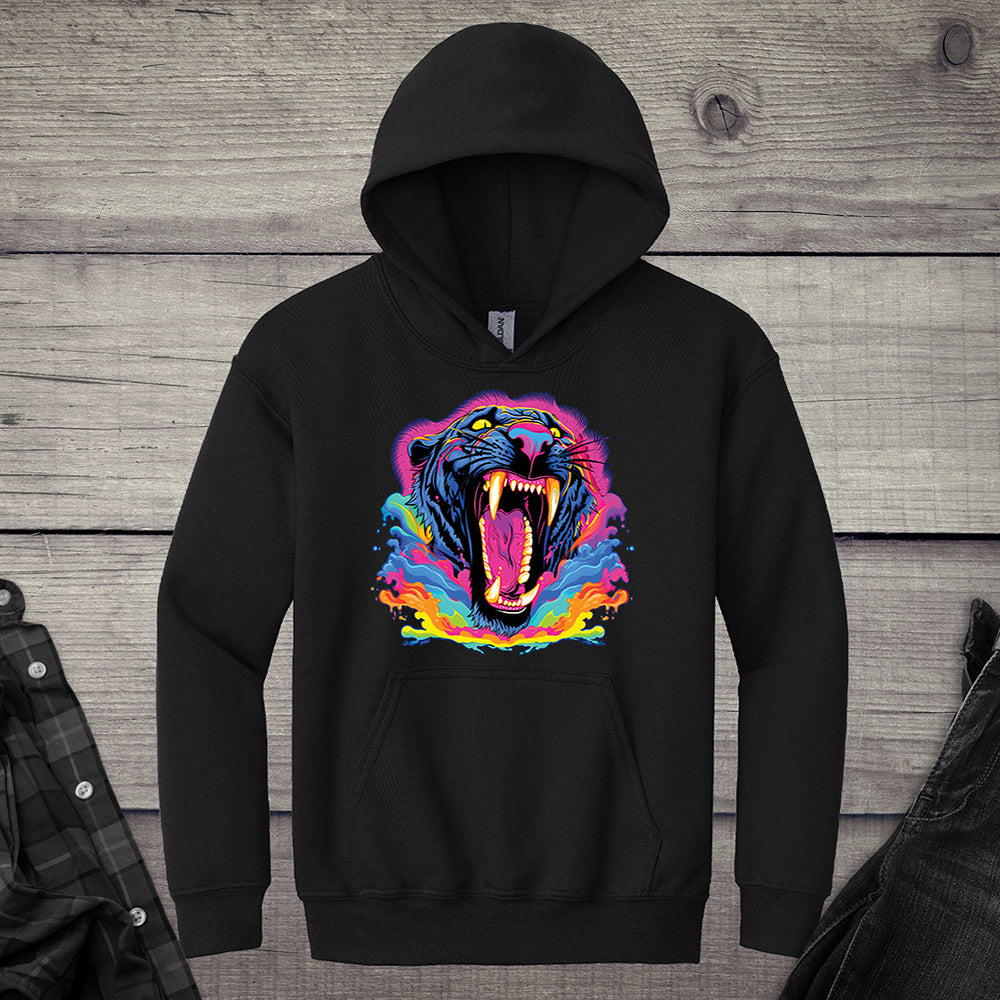 Colorful Panther Youth Hoodie