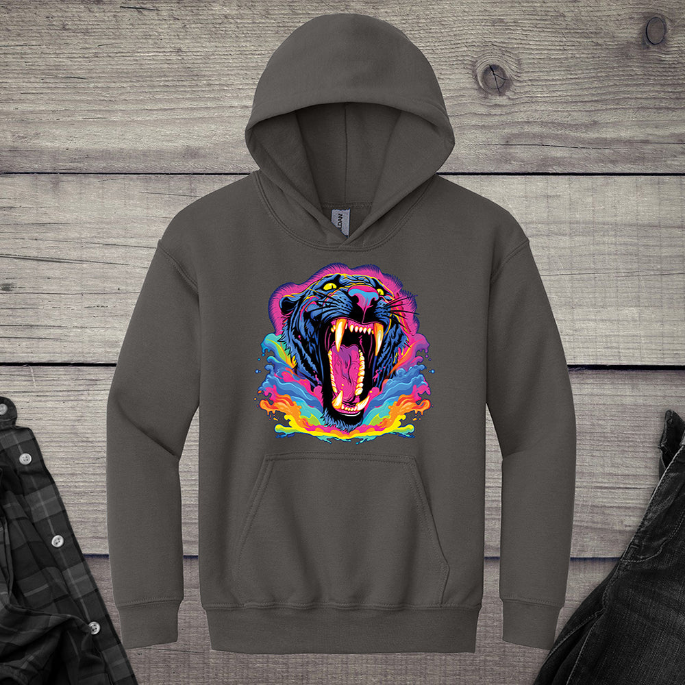 Colorful Panther Youth Hoodie