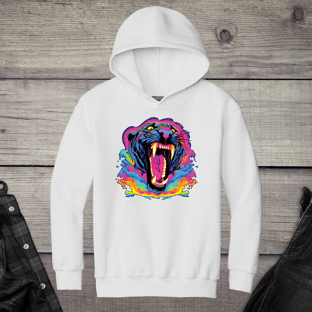 Colorful Panther Youth Hoodie