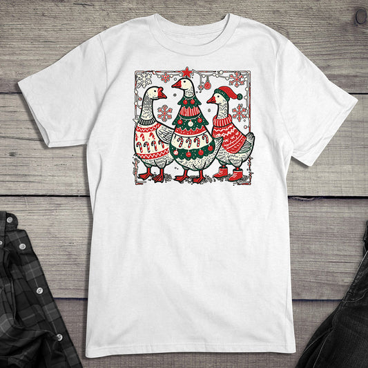 Christmas Geese T-Shirt