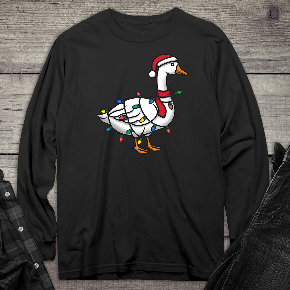 Christmas Goose Long Sleeve Tee