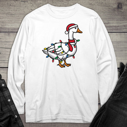 Christmas Goose Long Sleeve Tee