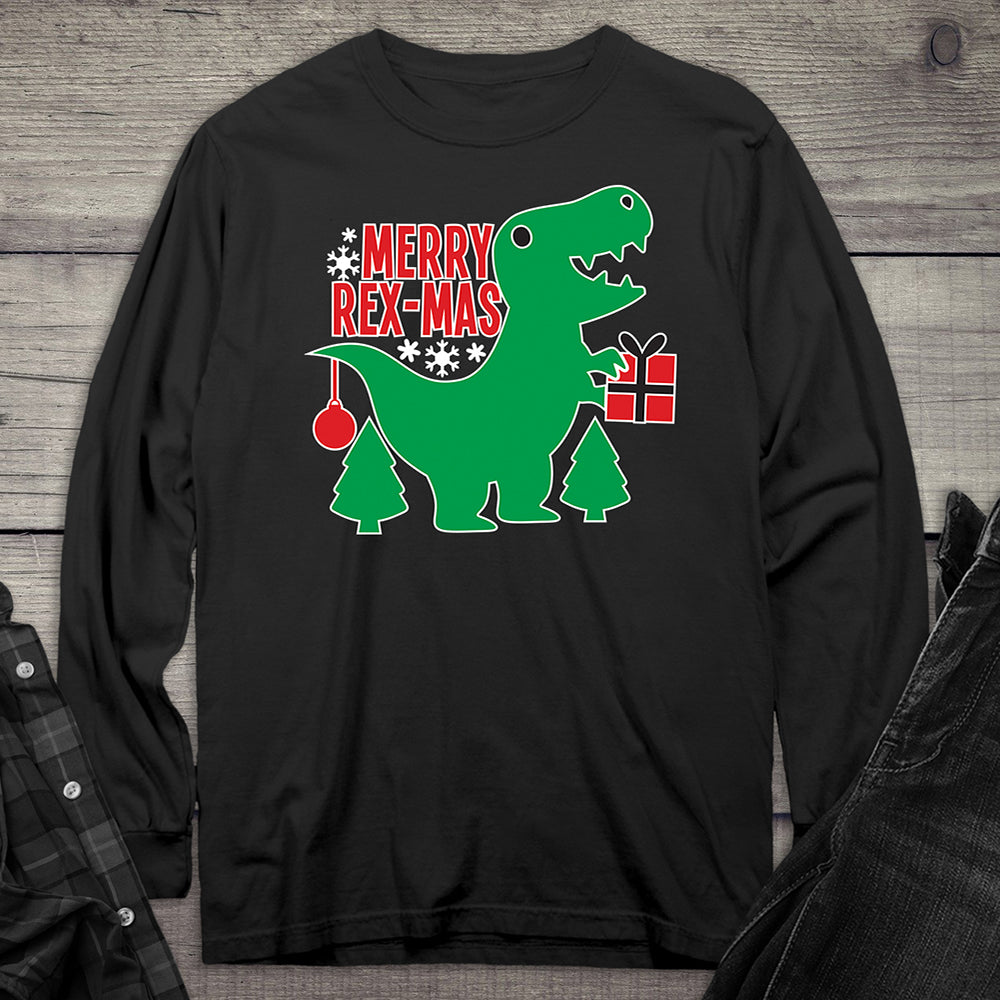 Merry Rex-Mas Long Sleeve Tee