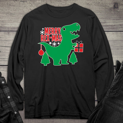 Merry Rex-Mas Long Sleeve Tee