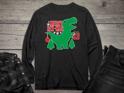 Merry Rex-Mas Long Sleeve Tee