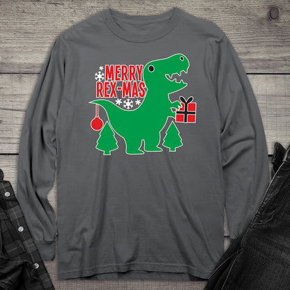Merry Rex-Mas Long Sleeve Tee