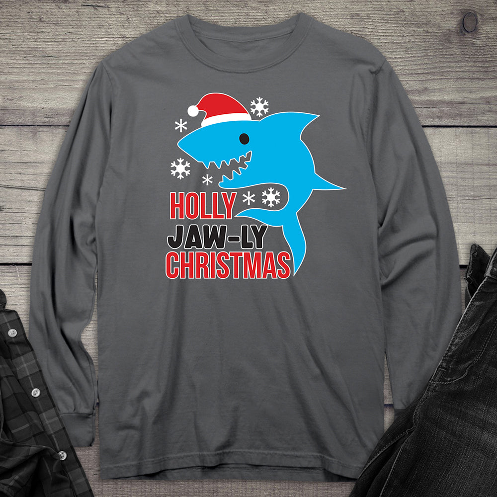 Holly Jaw-ly Christmas Long Sleeve Tee