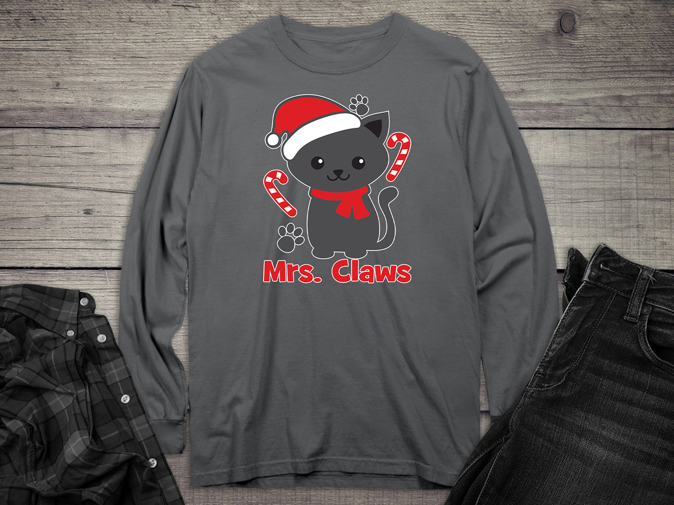 Mrs. Claws Long Sleeve Tee